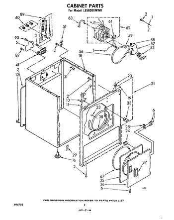 Diagram for LE5600XMW0