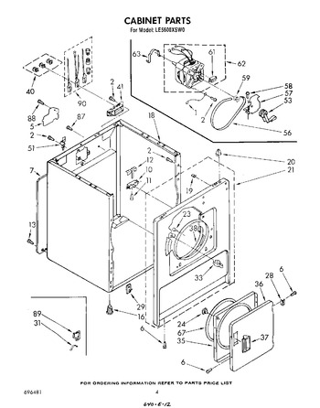 Diagram for LE5600XSW0