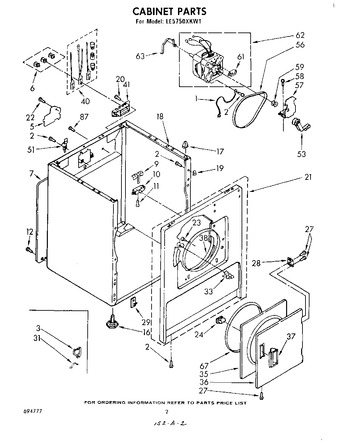 Diagram for LE5750XKW1