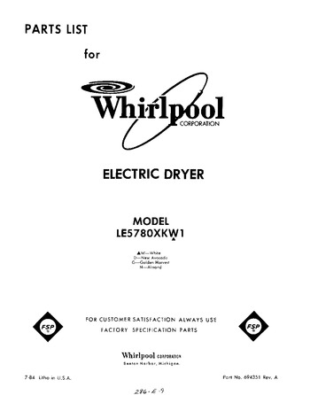 Diagram for LE5780XKW1