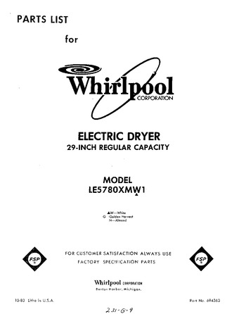 Diagram for LE5780XMW1