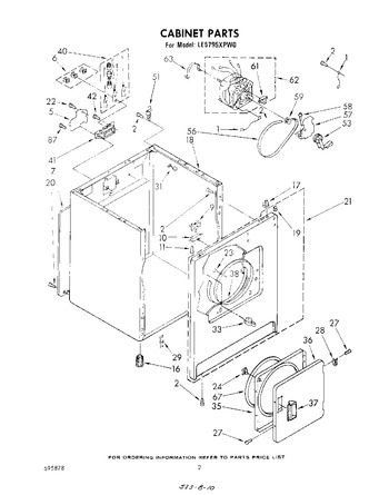 Diagram for LE5795XPW0