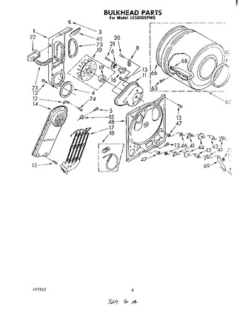 Diagram for LE5800XPW0