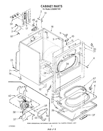 Diagram for LE6098XTN0