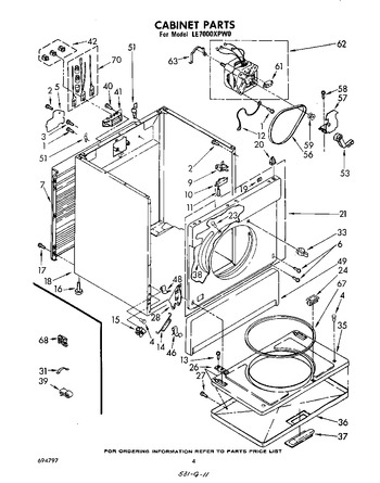 Diagram for LE7000XPW0