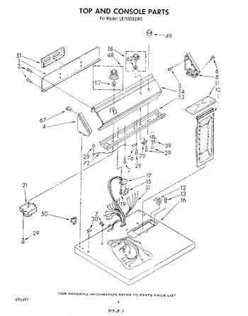 Diagram for LE7680XSW0