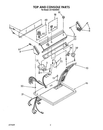 Diagram for LE7760XWW0