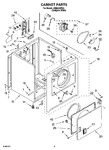 Diagram for 02 - Cabinet Parts