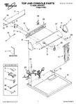 Diagram for 01 - Top And Console Parts