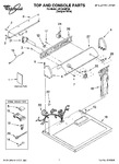 Diagram for 01 - Top And Console Parts