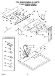 Diagram for 02 - Top And Console Parts