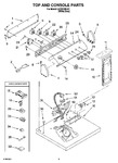 Diagram for 02 - Top And Console Parts