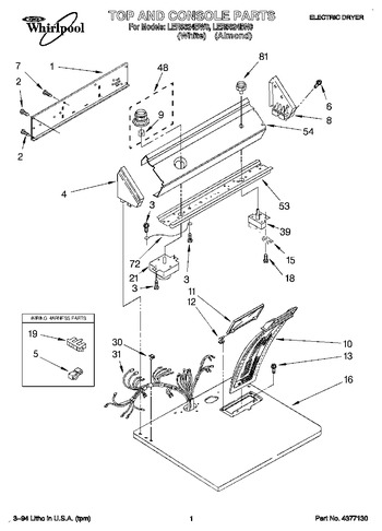 Diagram for LER5624BW0