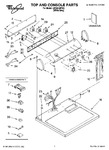 Diagram for 01 - Top And Console Parts