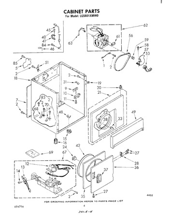 Diagram for LG5601XMW0