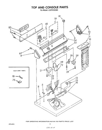 Diagram for LG5701XSW0