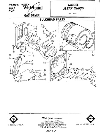 Diagram for LG5751XMW0