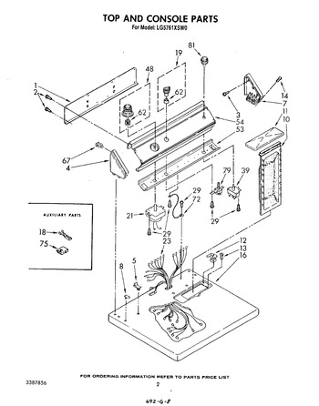 Diagram for LG5761XSW0