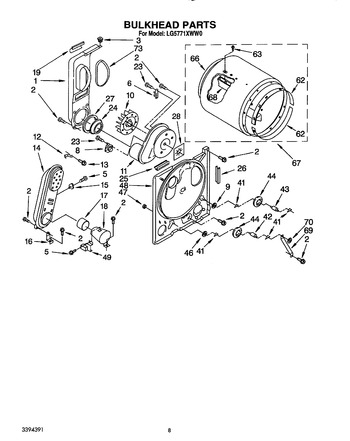 Diagram for LG5771XWW0