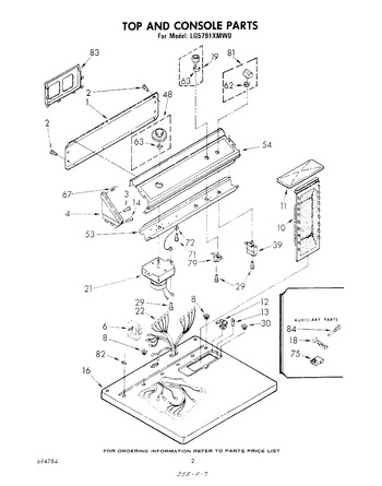 Diagram for LG5791XMW0