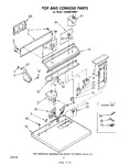 Diagram for 02 - Top And Console , Literature And Optional