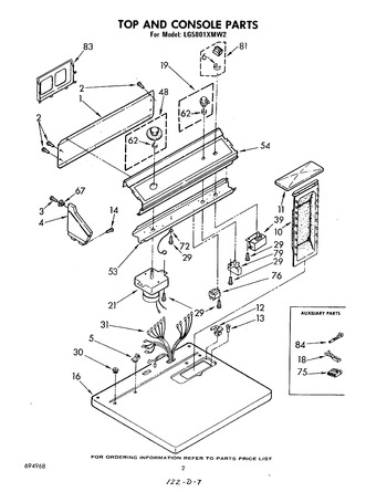 Diagram for LG5801XMW2