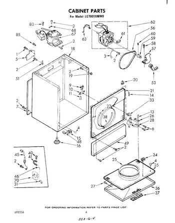 Diagram for LG7001XMW0