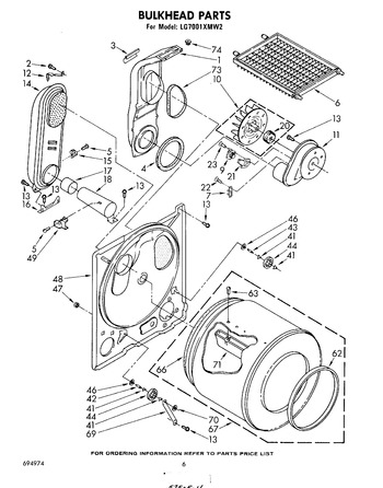 Diagram for LG7001XMW2