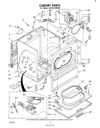 Diagram for LG7681XMW0