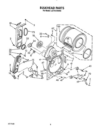 Diagram for LG7761XWW0