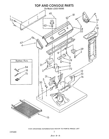 Diagram for LG9201XWN0