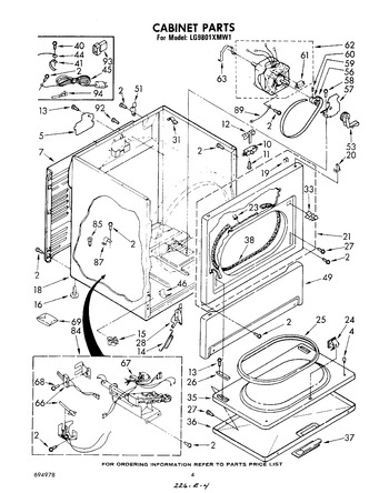 Diagram for LG9801XMW1