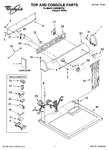 Diagram for 01 - Top And Console Parts