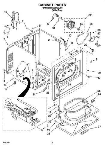 Diagram for LGB6400LW1