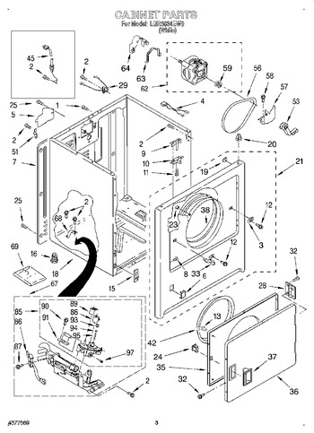 Diagram for LGR3634EW0