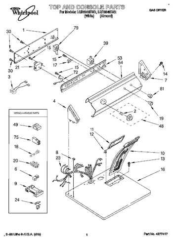 Diagram for LGR6646BW2