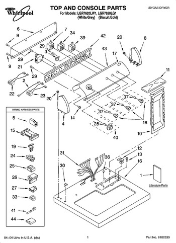 Diagram for LGR7620LW1