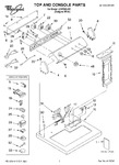 Diagram for 01 - Top And Console, Literature