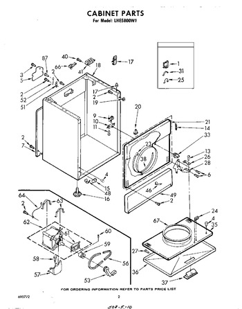 Diagram for LHE5800W1