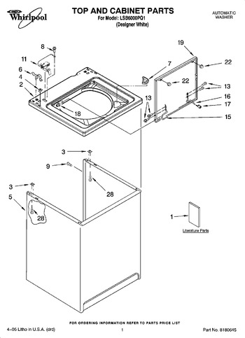 Diagram for LSB6000PQ1