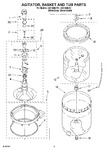 Diagram for 03 - Agitator, Basket And Tub Parts