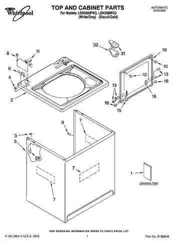 Diagram for LSN2000PW3