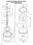 Diagram for 03 - Agitator, Basket And Tub Parts