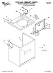 Diagram for 01 - Top And Cabinet Parts