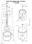 Diagram for 03 - Agitator, Basket And Tub