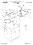 Diagram for 01 - Top And Cabinet, Literature