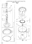 Diagram for 03 - Agitator, Basket And Tub