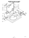 Diagram for 07 - Washer Top And Lid