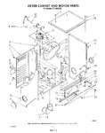 Diagram for 04 - Dryer Cabinet And Motor