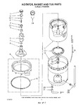 Diagram for 11 - Agitator Basket And Tub